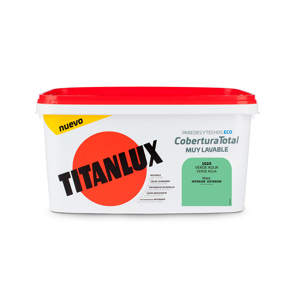 Titanlux Cobertura Total Verde Aqua 4L