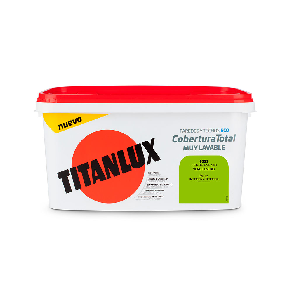 Titanlux Cobertura Total Verde Ese. 4L