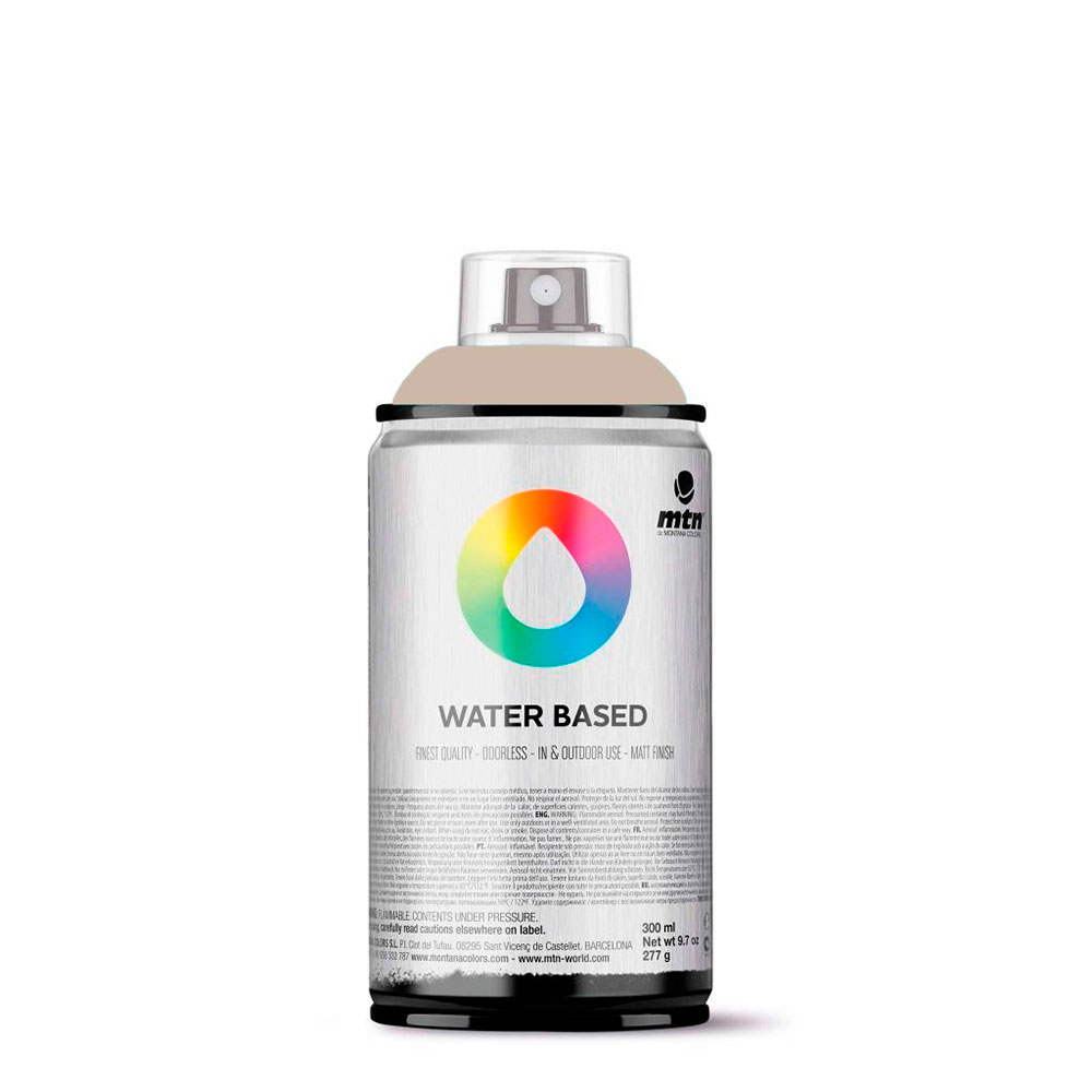 Spray Pintura Mtn Wb 300 Gris Cálido Medio 300ml