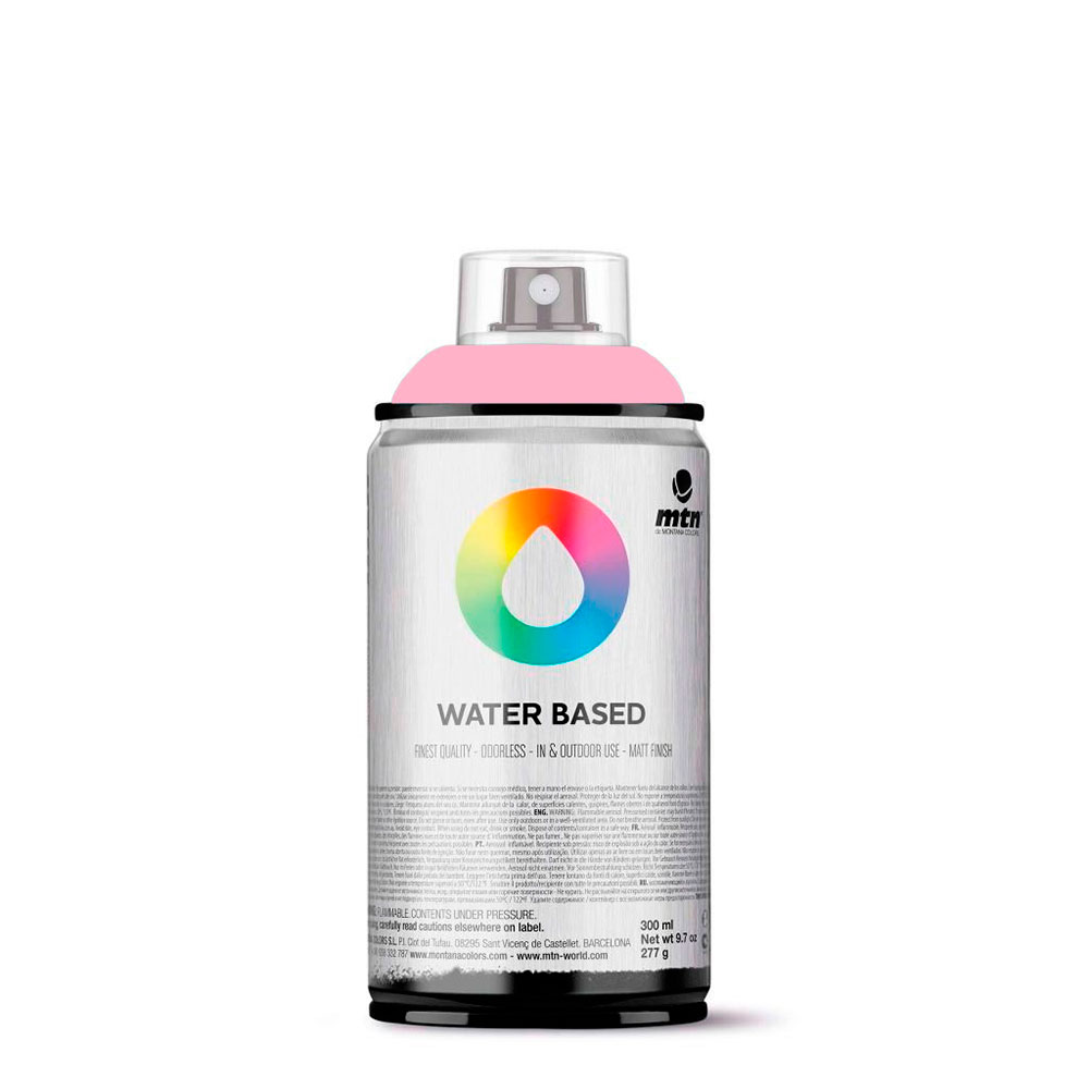 Spray Pintura Mtn Wb 300 Rosa Luz 300ml