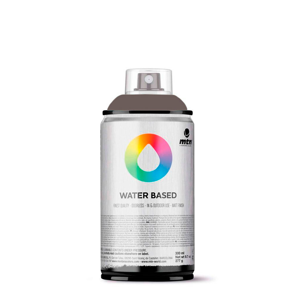 Spray Pintura Mtn Wb 300 Cálido Gris Profundo 300ml