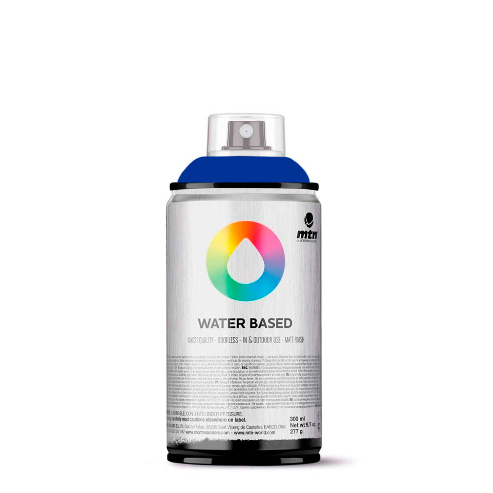 Spray Pintura Mtn Wb 300 Azul Primario Profundo 300ml
