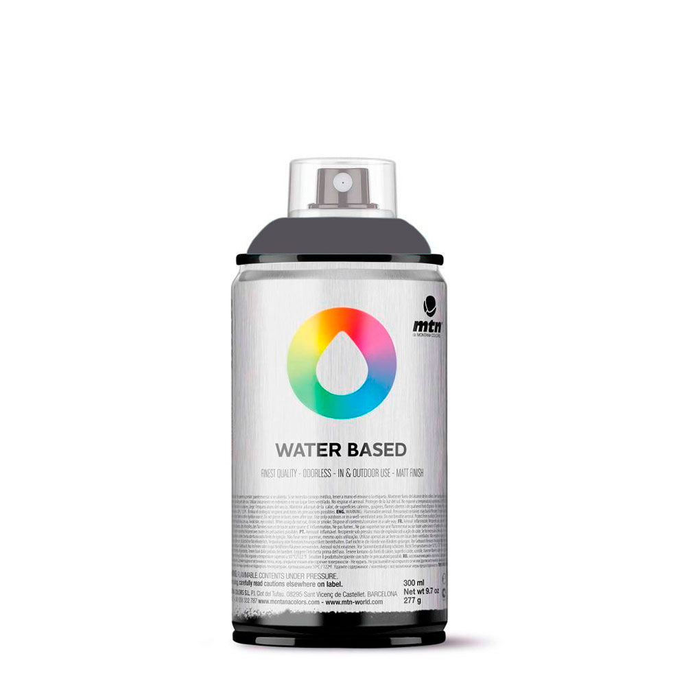 Spray Pintura Mtn Wb 300 Gris Neutro Oscuro 300ml