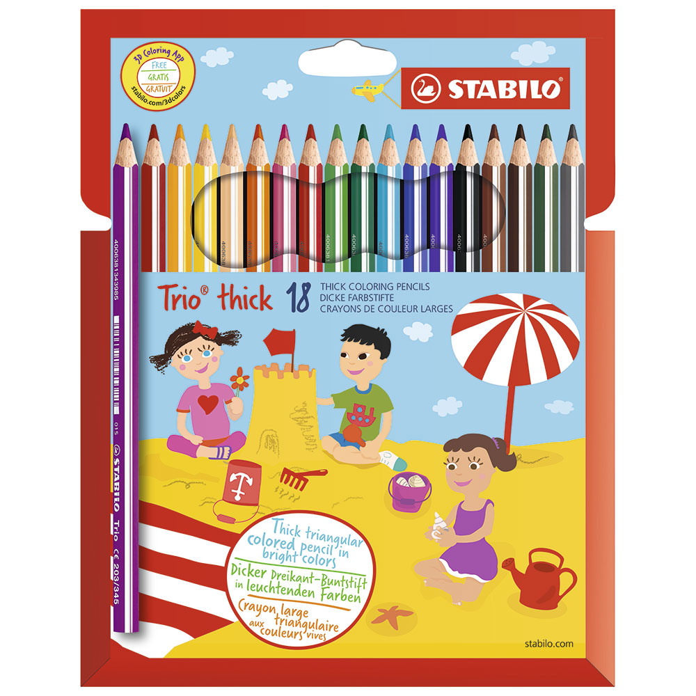 Estuche Cartón Colores Surtido 18Uds 203/18-01