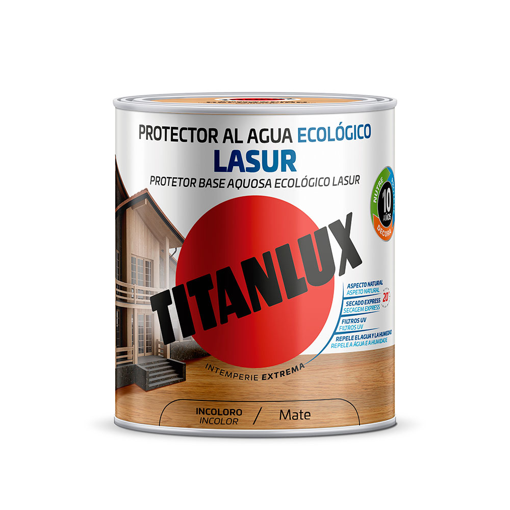 Protector Al Agua Eco Lasur Mate Incoloro 0,75L