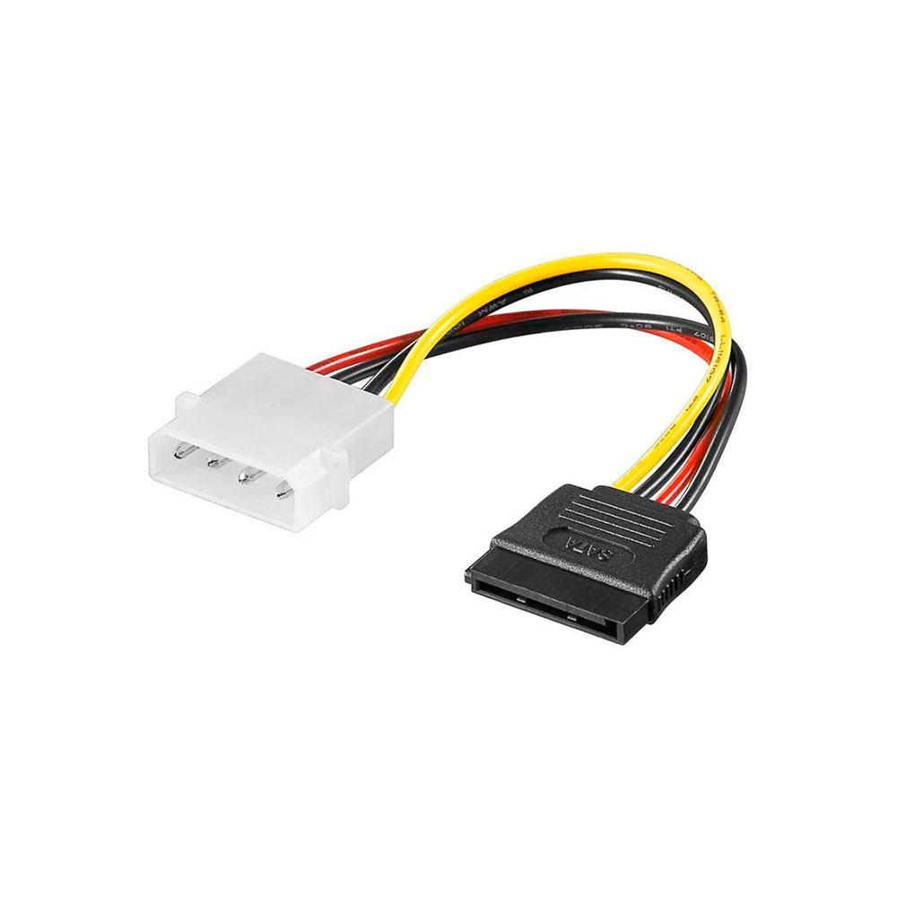 Adaptador 1xHDD/5.25 M 4-Pin a 1xSAT 15-Pin 0,13 m