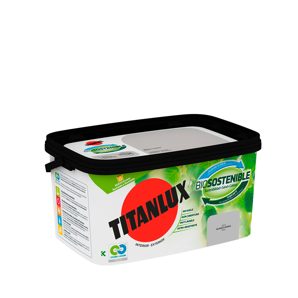 Titanlux Biosostenible Blanco Arena 4l