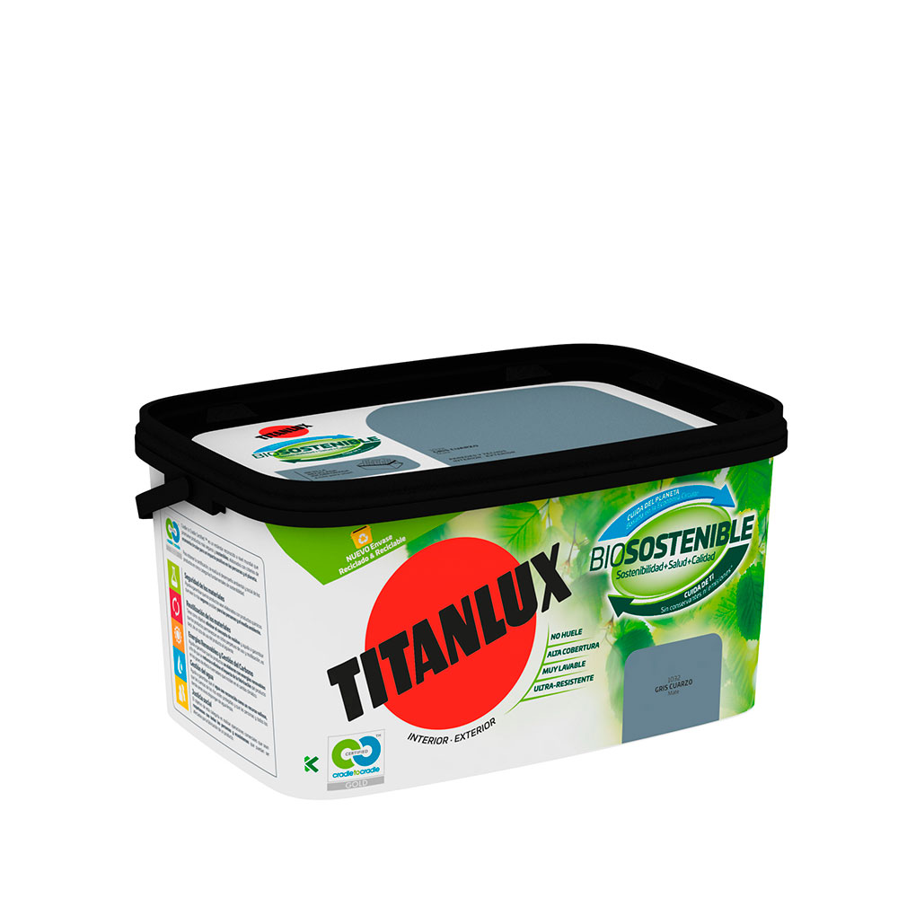 Titanlux Biosostenible Gris Cuarzo 4l