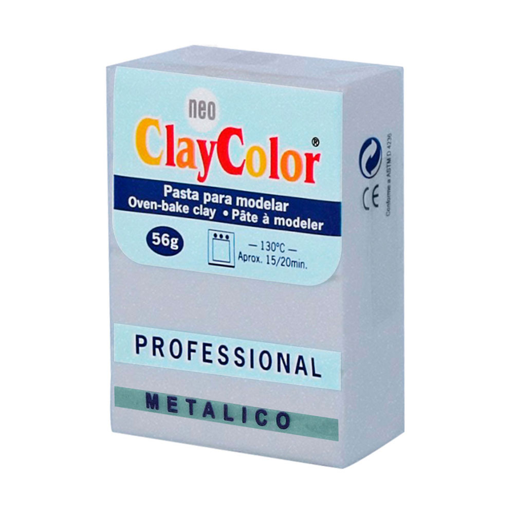 Claycolor Metalicos Plata