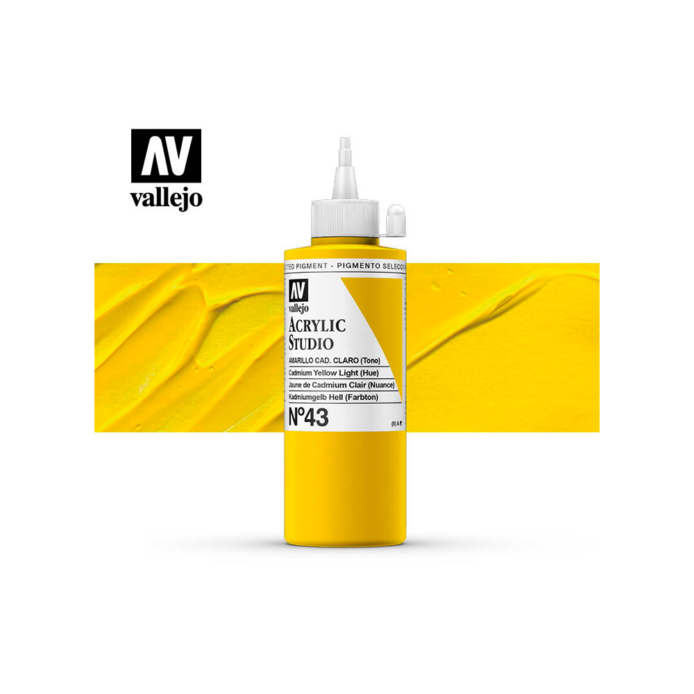 Pintura Acrylic Studio Amarillo Cadmio Pálido 200 ml