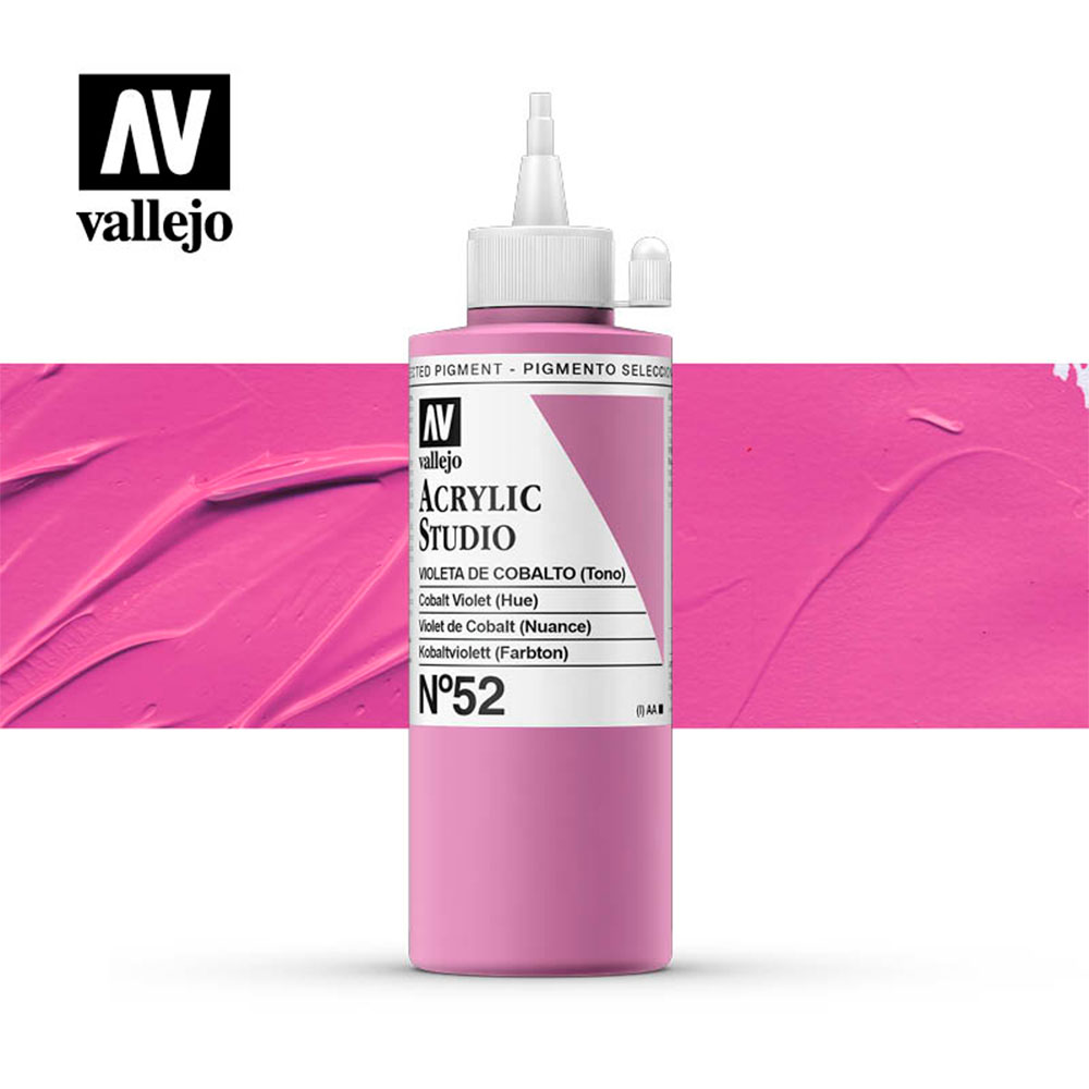 Pintura Acrylic Studio Violeta De Cobalto 200 Ml.