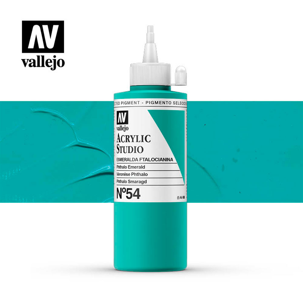 Pintura Acrylic Studio Esmeralda Ftalocianina 200 ml