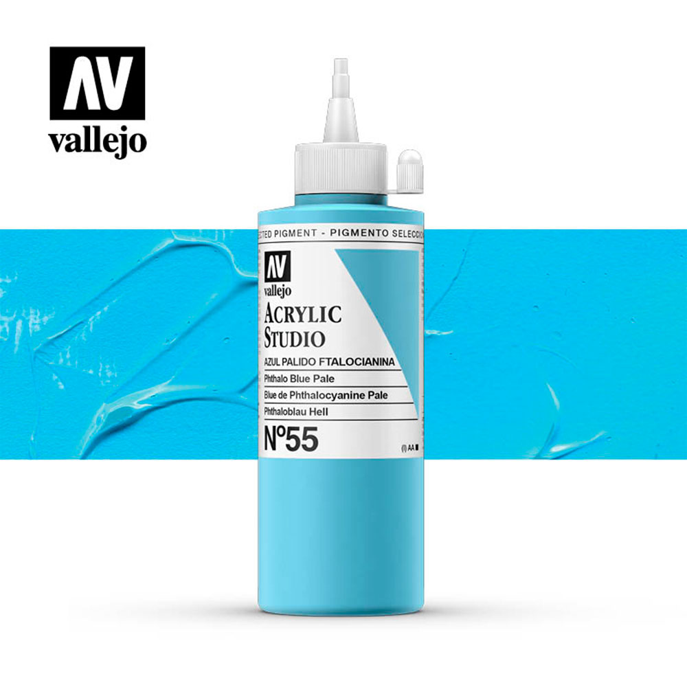 Pintura Acrylic Studio Azul Pálido Ftalocianina 200 ml