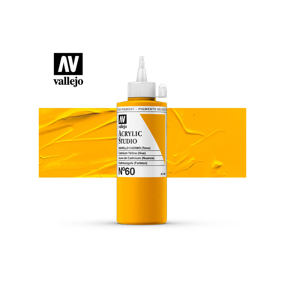 Pintura Acrylic Studio Amarillo Cadmio 200 ml