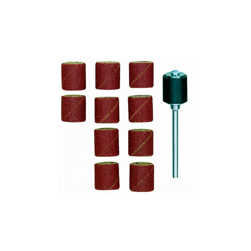 Lija Cilindrica + Eje Grano 120 28-978  D.14Mm 10Pcs