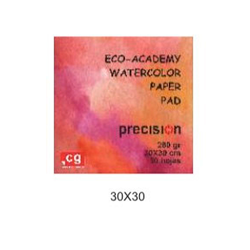 Bloc Papel Acuarela Grano Medio 20% Algodón 280 g 30x30cm 50h