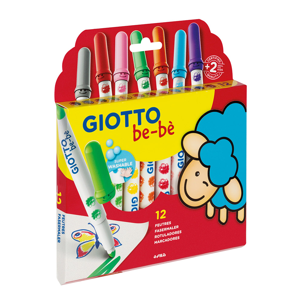Giotto Be-Bè Súper Rotuladores Estuche 12 Uds