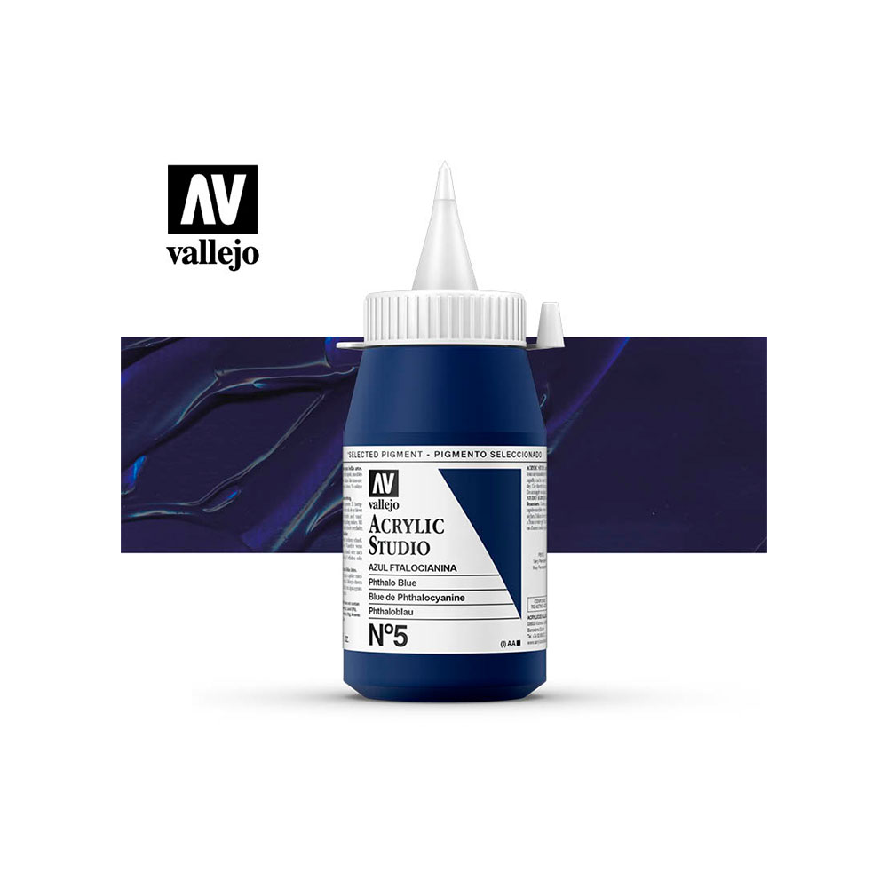 Pintura Acrylic Studio Azul Ftalocianina 500 ml