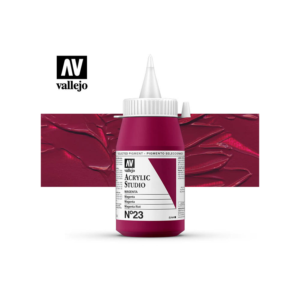 Pintura Acrylic Studio Magenta 500 ml