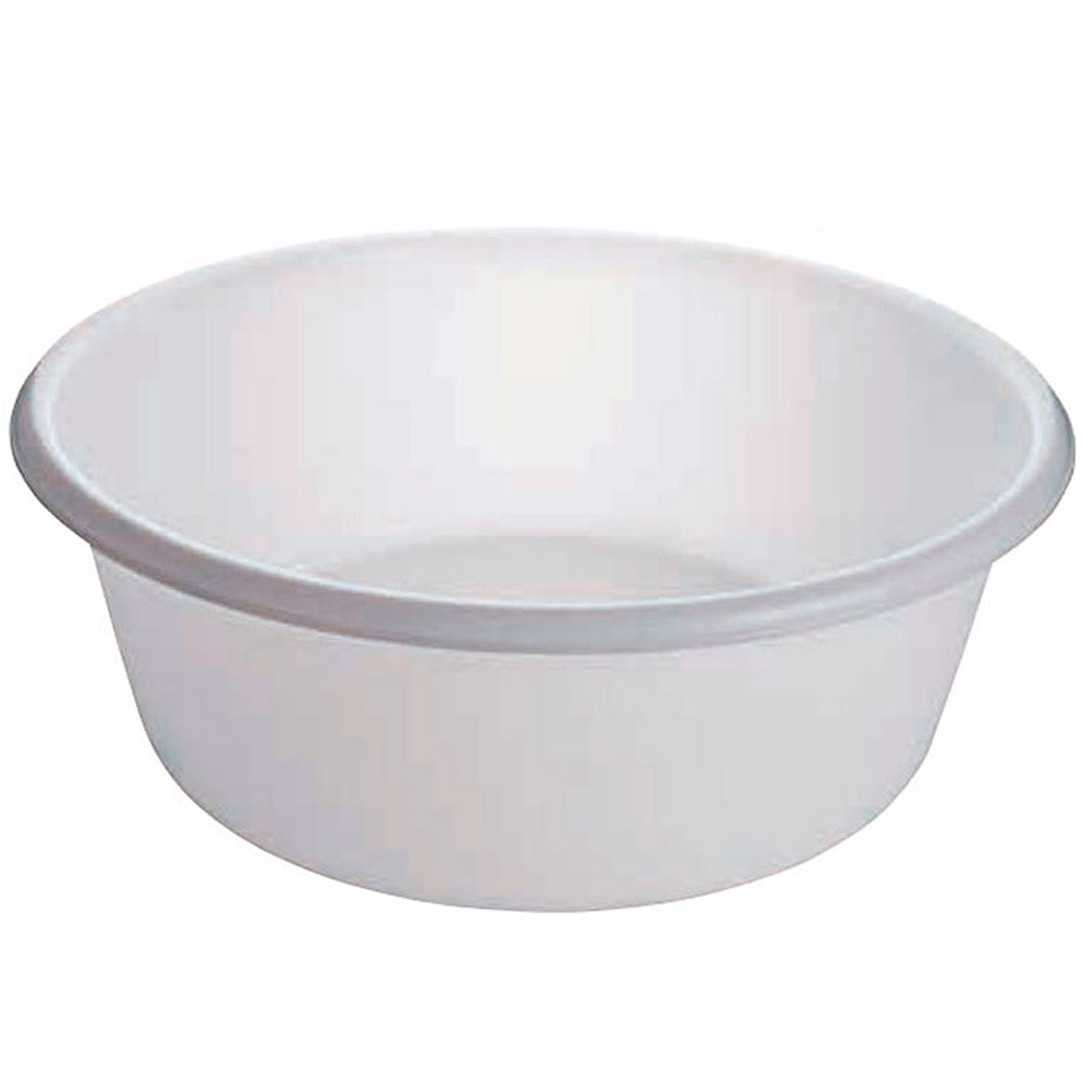 Barreño Redondo Blanco 5 l