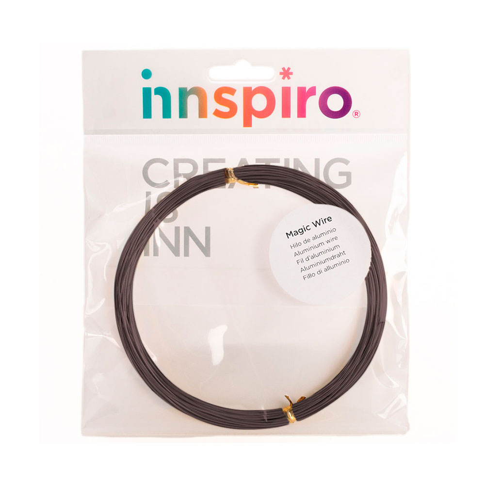 Hilo Aluminio Marron 2 Mm. 5 Mt