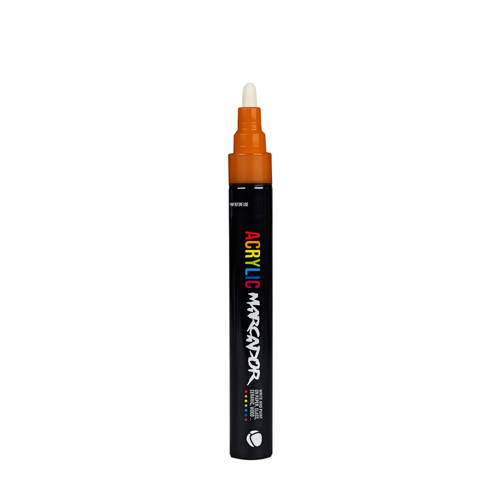 Mtn Rotulador Acrílico 2mm Naranja