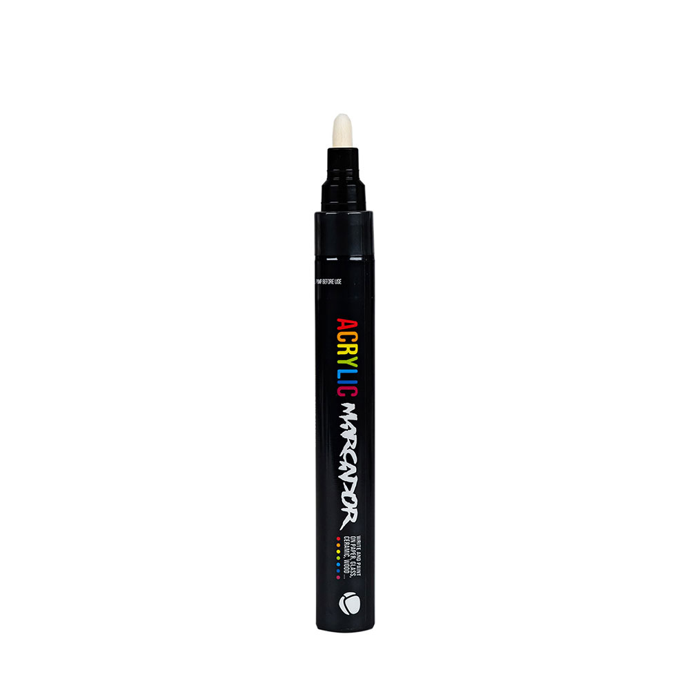 Mtn Rotulador Acrílico Negro 2mm