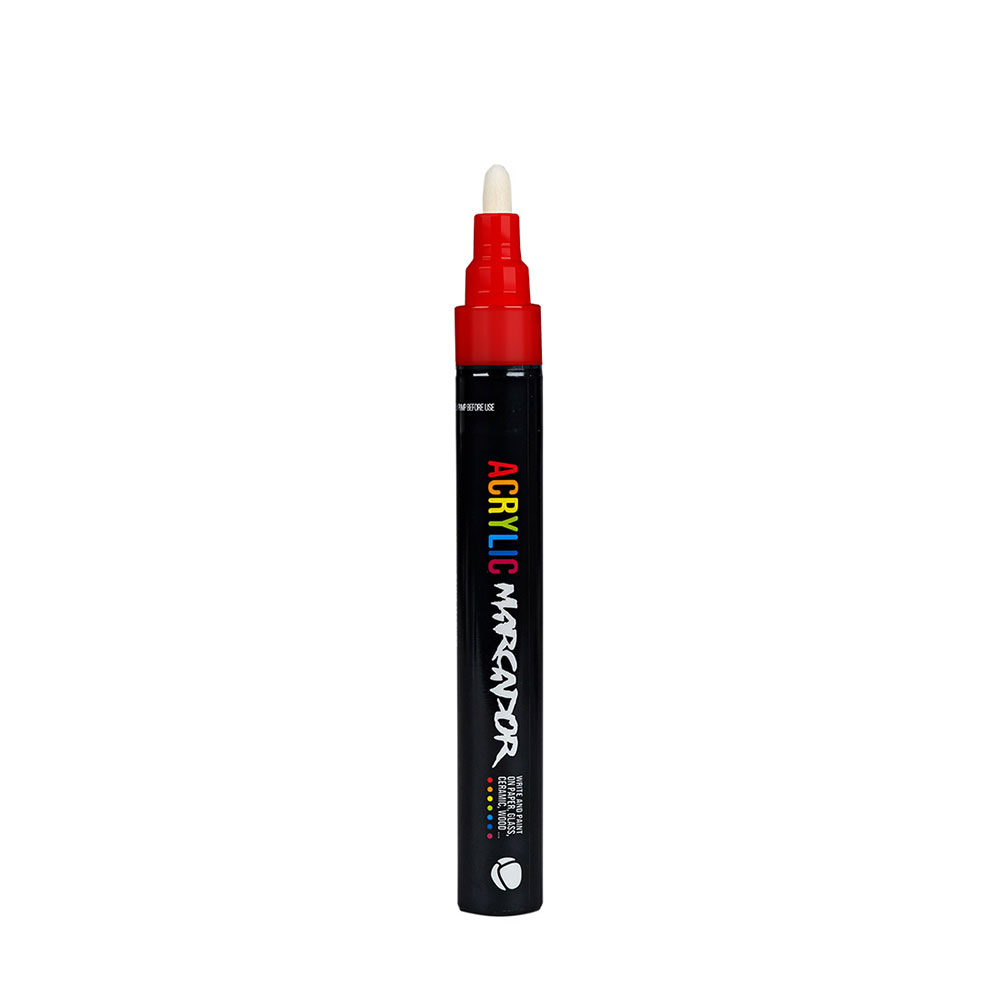 Mtn Rotulador Acrílico Rojo 2mm