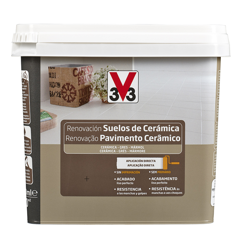 Renovación Suelos Cerámica Blanco Algodón 0,75 l