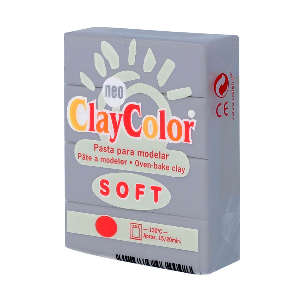 Claycolor Soft   Gris  56 Gr