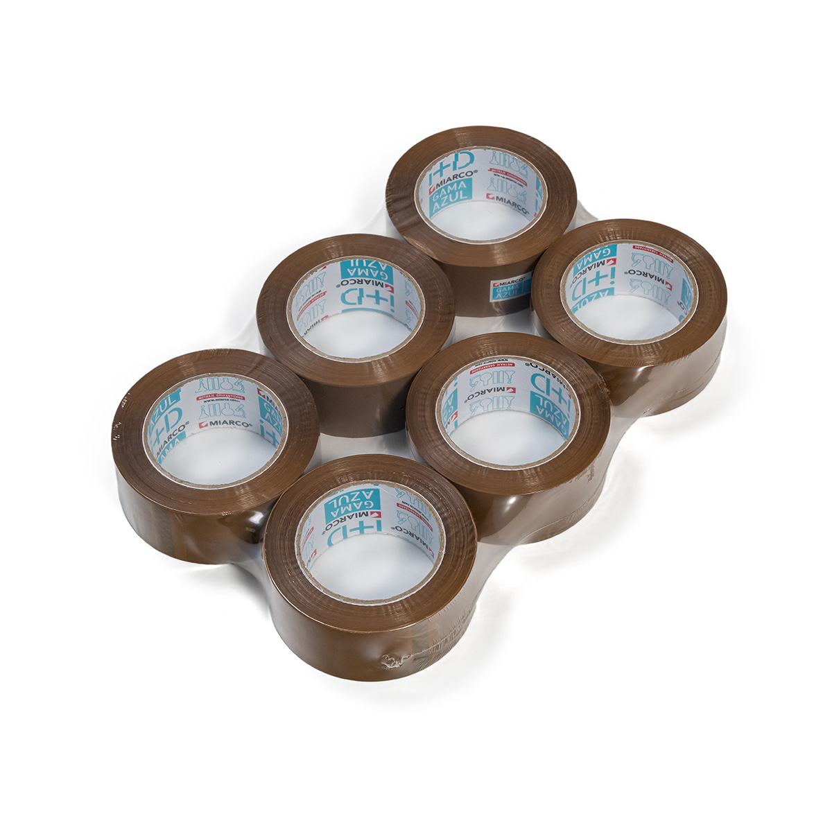 Cinta adhesiva embalaje marrón 48mmx132m (1u.)
