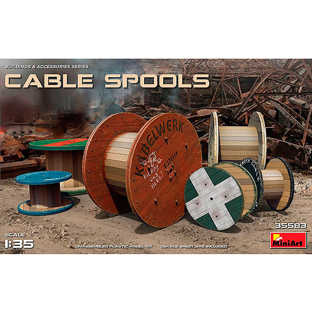 Miniart Accesorio 1/35 Cable Spools