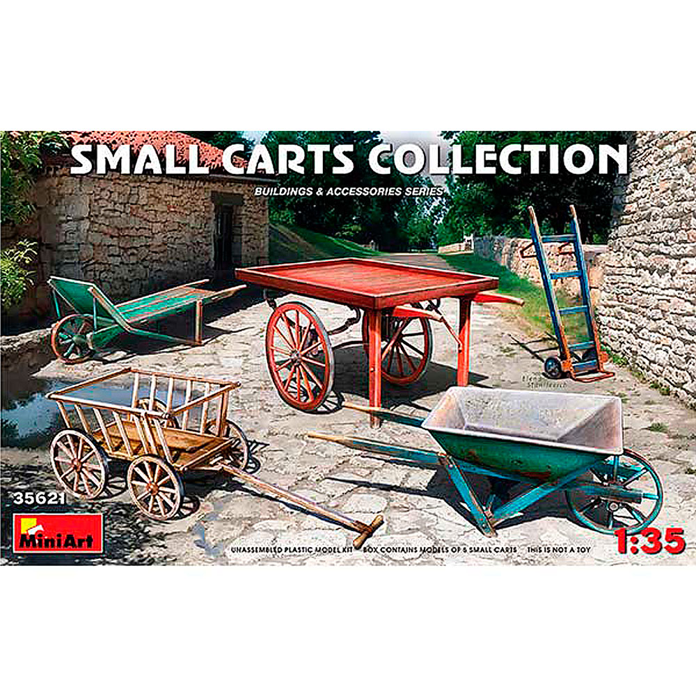 Miniart Accesorio 1/35 Small Carts Collection
