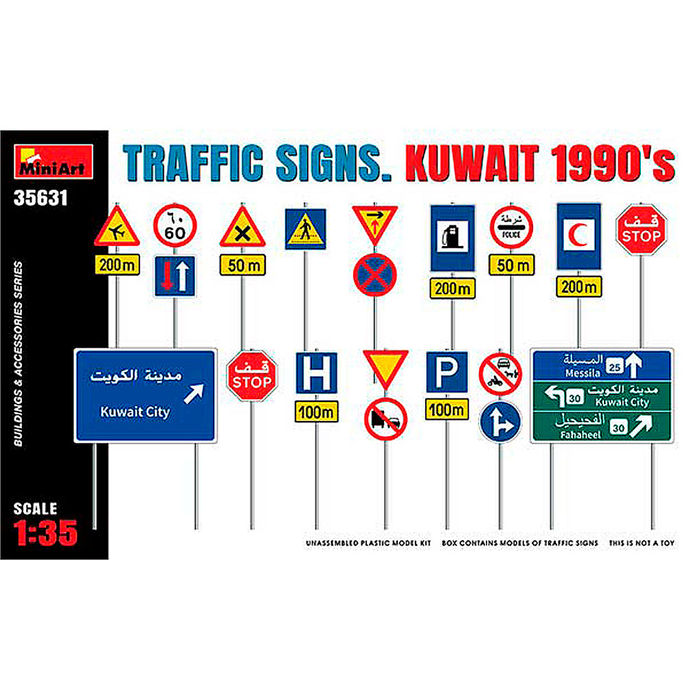 Miniart Accesorio 1/35 Traffic Signs Kuwait