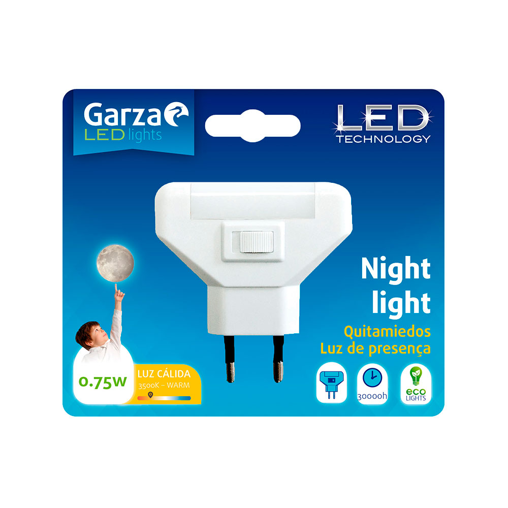 Luz Guía / Quitamiedos Con Interruptor