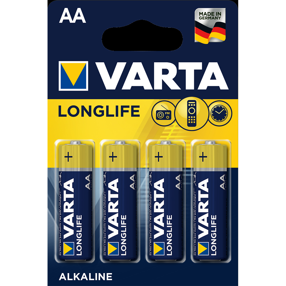 Pila Alcalina Longlife 1,5V. Aa - Lr06, 4 Unidades