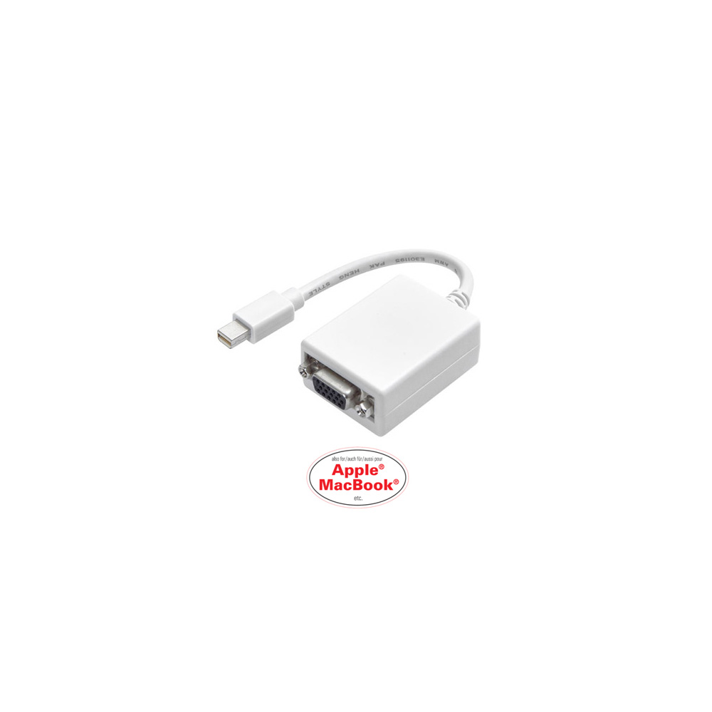 Cable Minidisplay-Vga Apple 10Cm