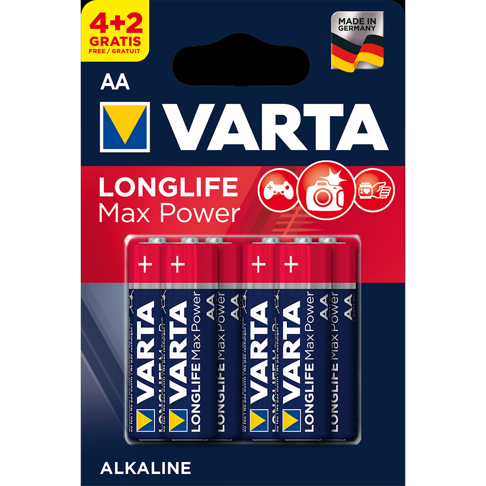 Pila Alcalina Maxitech Lr6 Aa (4+2U.)