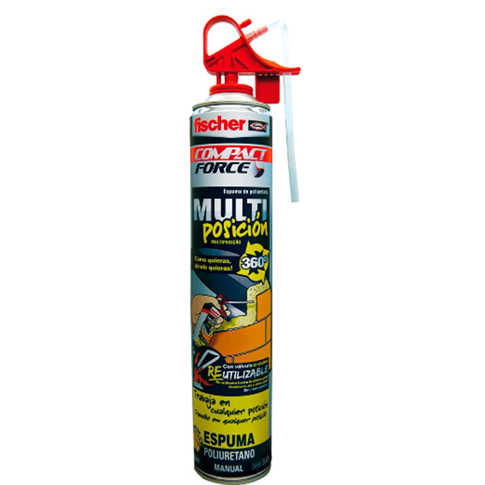 Espuma de poliuretano multiposición 360º (750ml.)