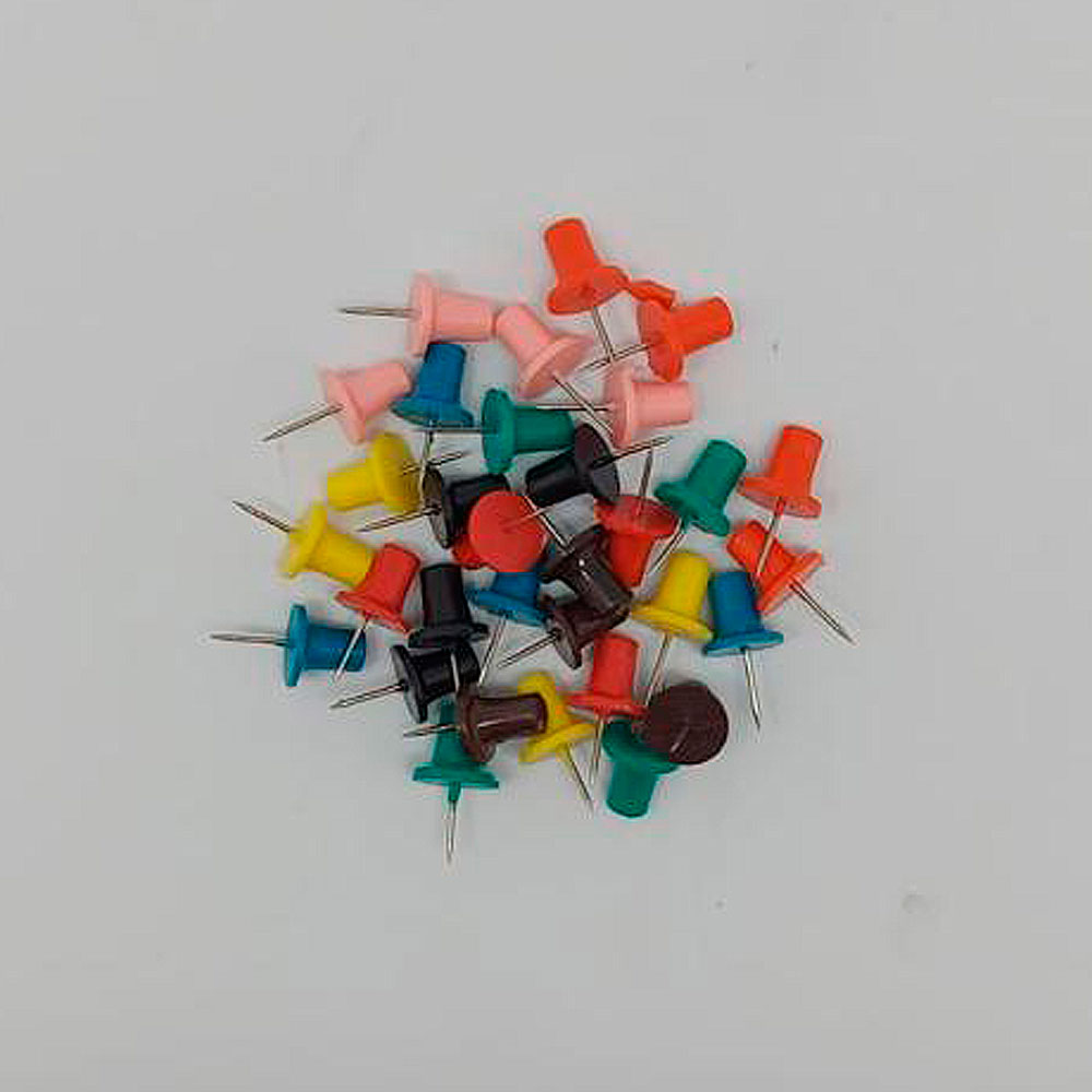 Chinchetas Niqueladas 100Ud