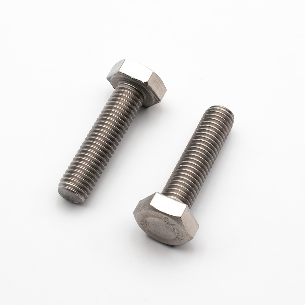 Tornillo Cabeza hexagonal Inoxidable. 304 Din 933 8x25mm. (6u.)