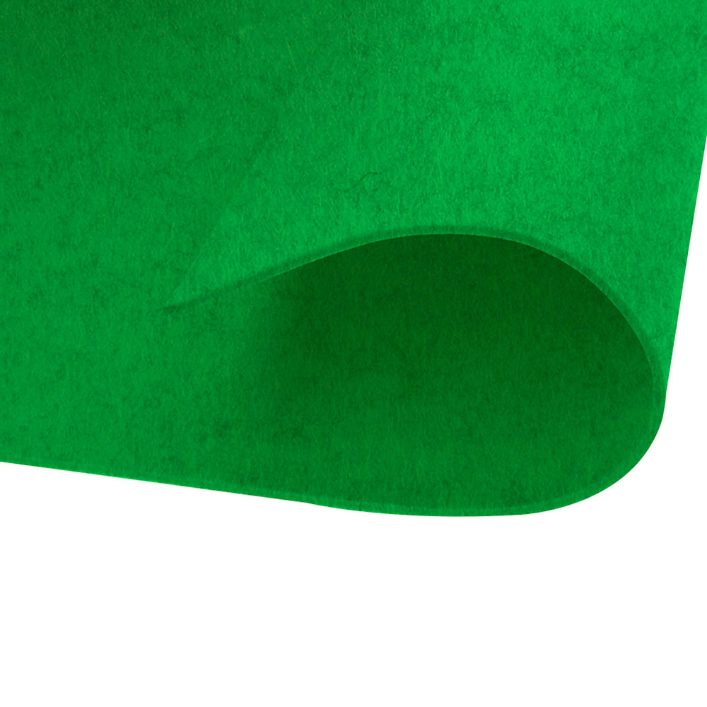 Fieltro Acrílico Verde Fuerte 30x45 cm x 1 mm 160 g/m2