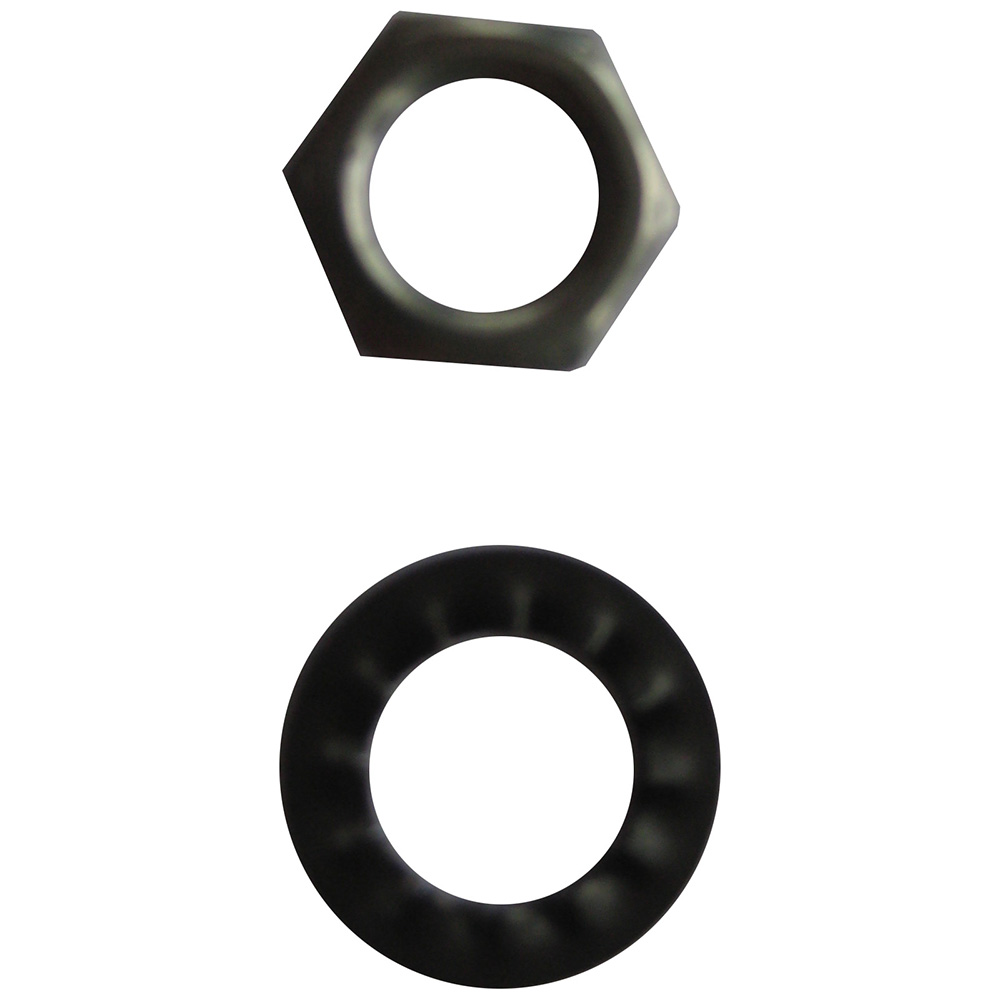 Accesorios Iluminacion Acero Tuercas / Arandelas 8 U.