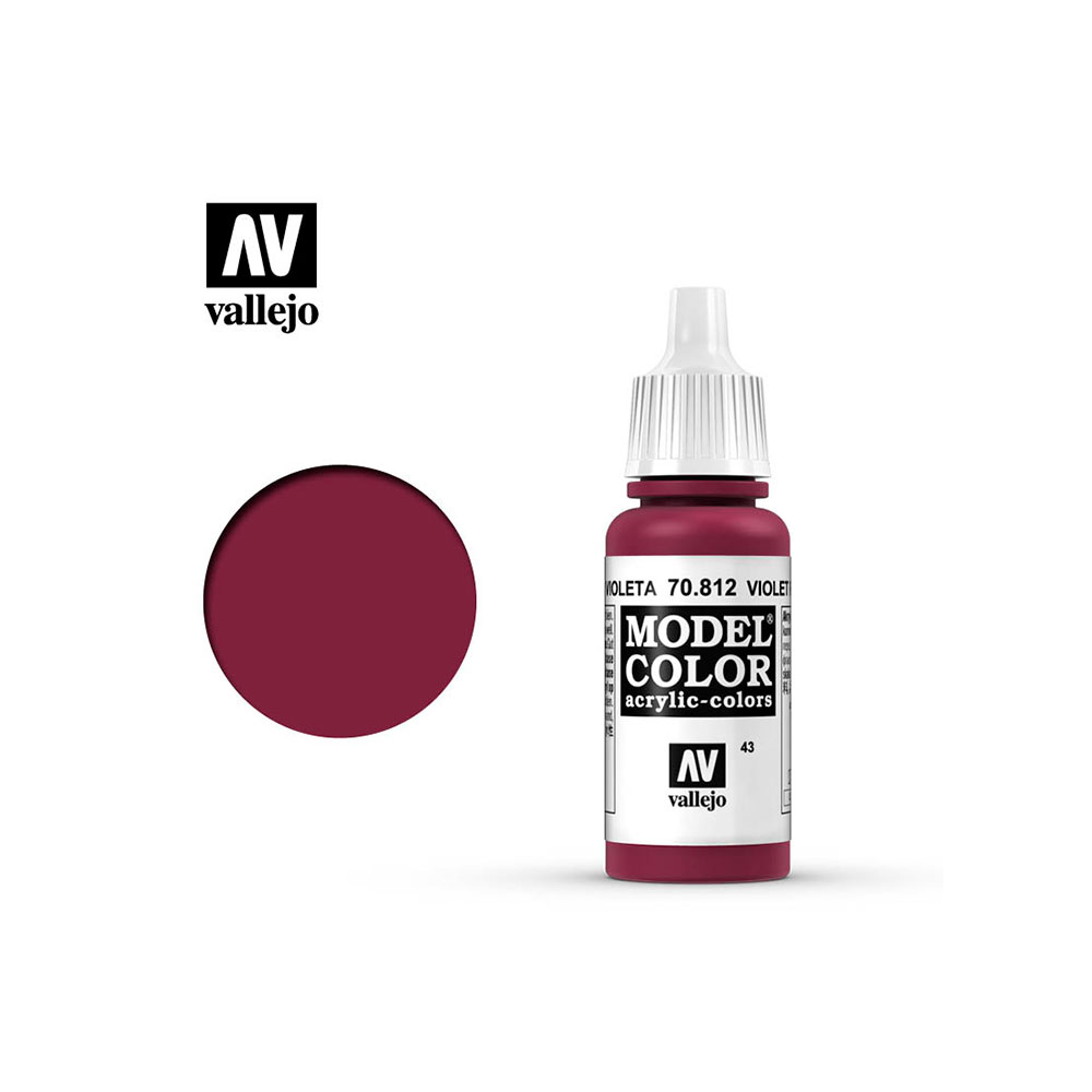Pintura Modelcolor 812 Rojo Violeta 17Ml.