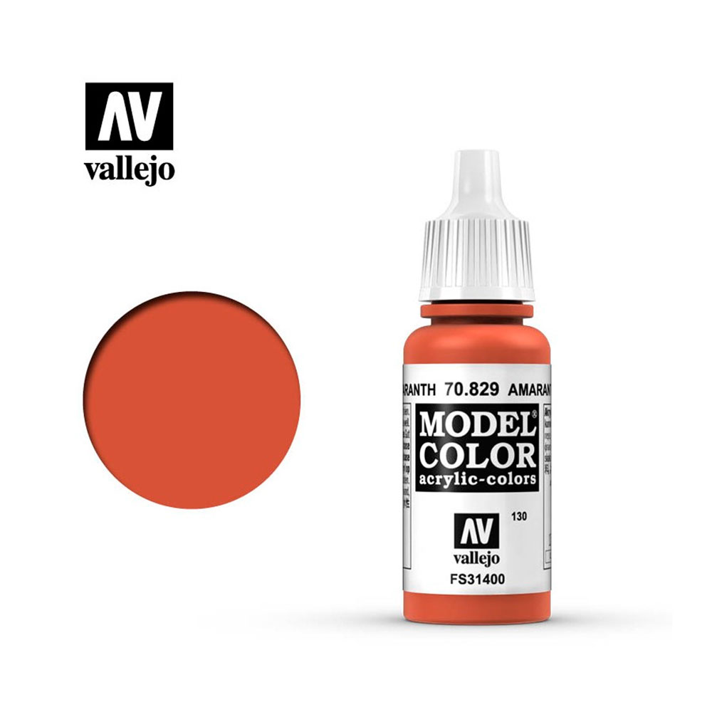 Pintura Modelcolor 829 Rojo Amaranth 17Ml.