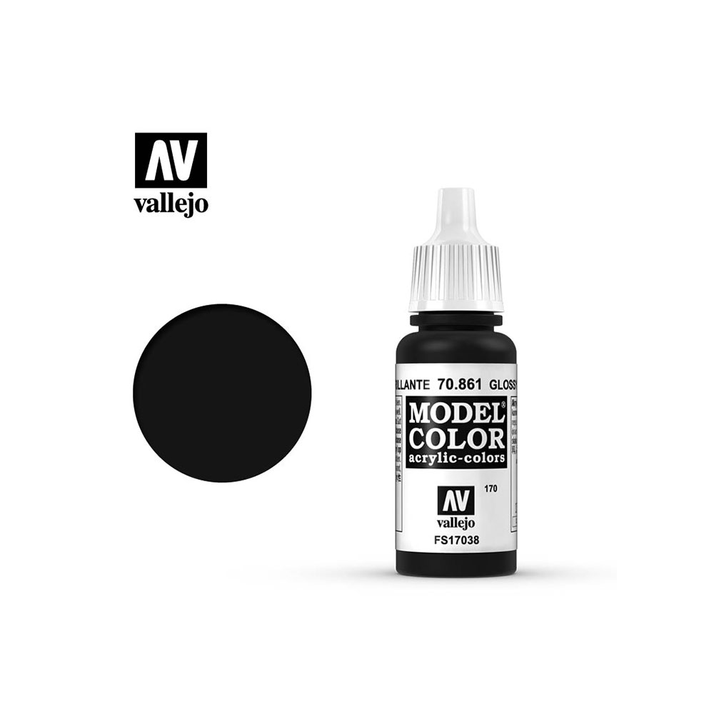 Pintura Modelcolor 861 Negro Brillante 17Ml.