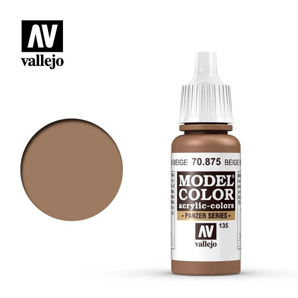 Pintura Modelcolor 875 Marrón Beige 17Ml.