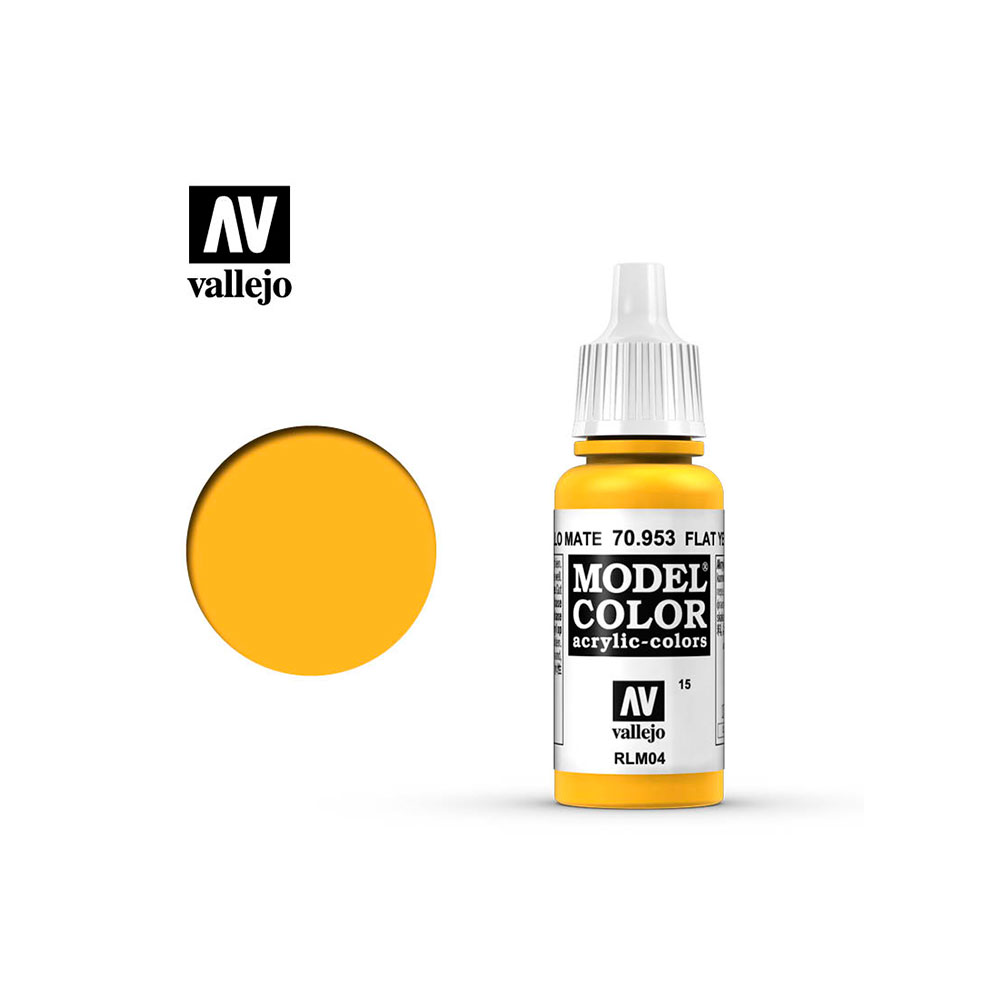 Pintura Modelcolor 953 Amarillo Mate 17Ml.