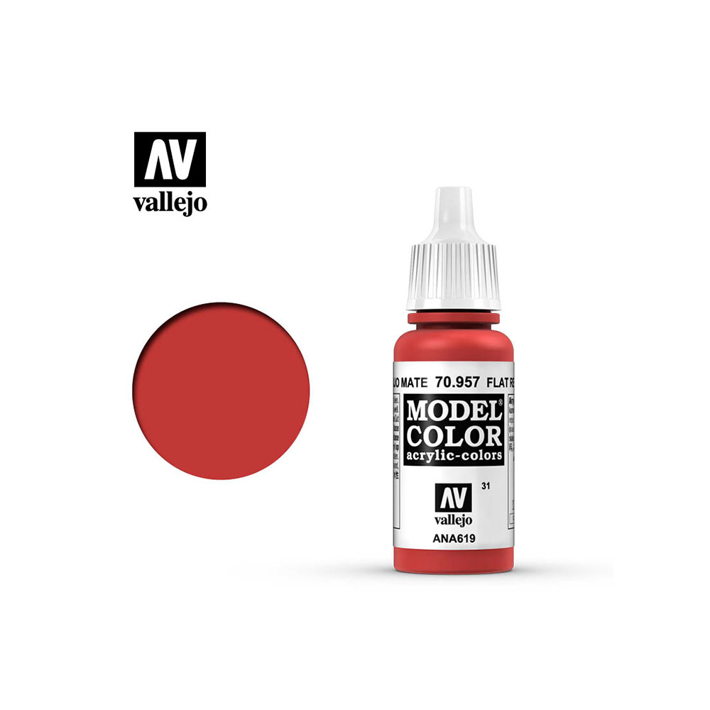 Pintura Modelcolor 957 Rojo Mate 17Ml.