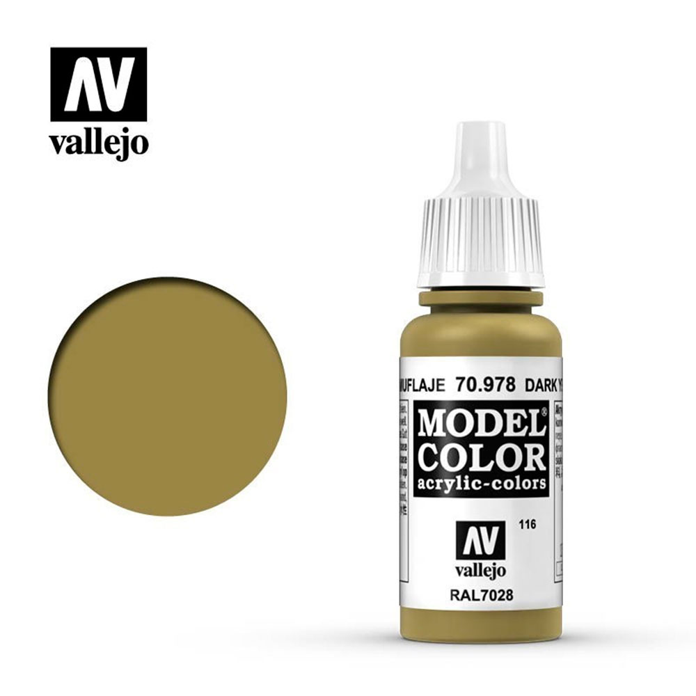 Pintura Modelcolor 978 Amar. Camuflaje 17Ml.